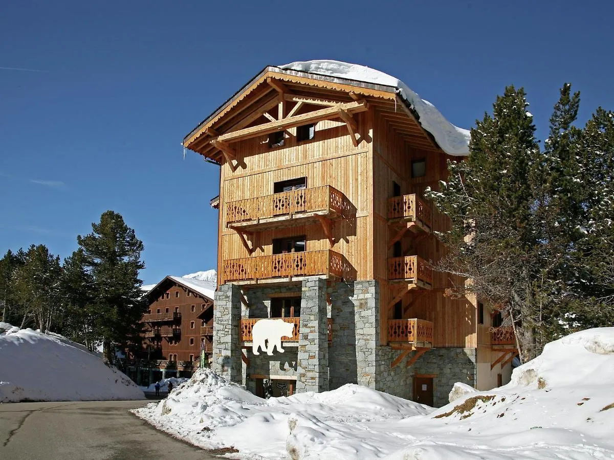 Cozy Rustic Apartment With A Fireplace And Wi-Fi In Arc 2000 Les Arcs  0*, Les Arcs (Savoie)